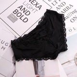 Bandage Deign Hollow Out Silk Sexy Panties