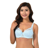 Push Up Deep V Ultrathin Underwire Padded Lace Brassiere Bra