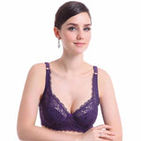 Push Up Deep V Ultrathin Underwire Padded Lace Brassiere Bra